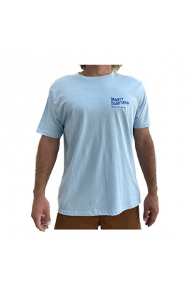 T shirt zone de surf light blue