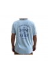 T shirt zone de surf light blue