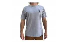 T shirt peace melange grey