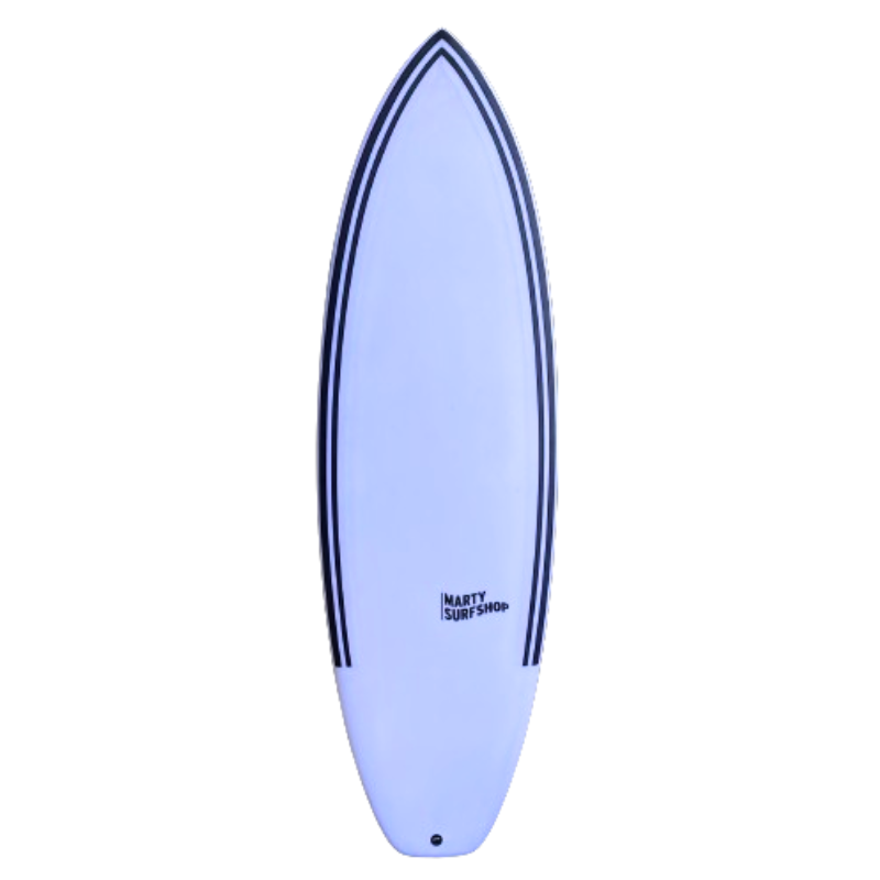 6'0 short surfboard rental in Biarritz, Bask coast