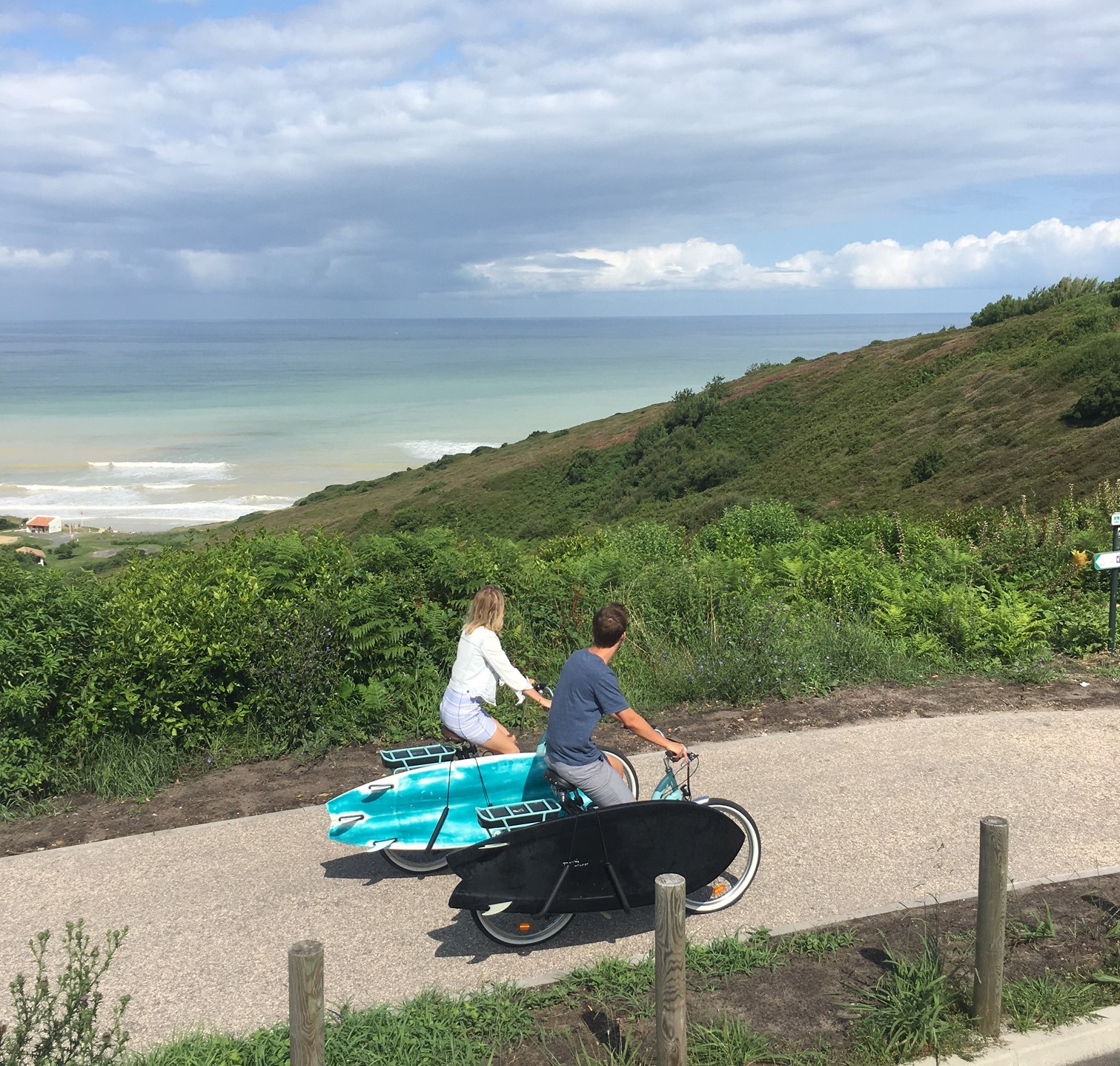 bike rental with surf racks biarritz basque coast