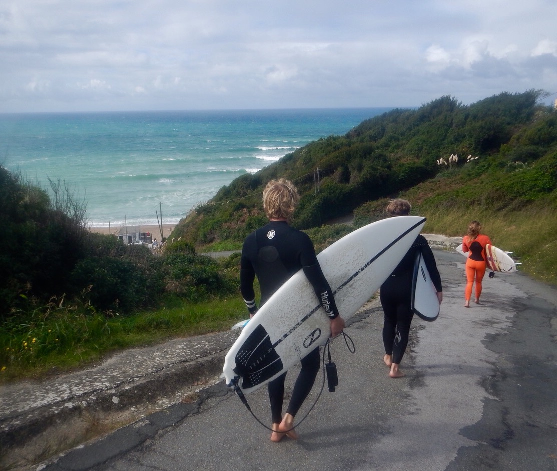 where to surf in biarritz when the waves are too big